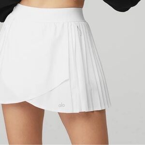 ALO Yoga White Mini Skirt
